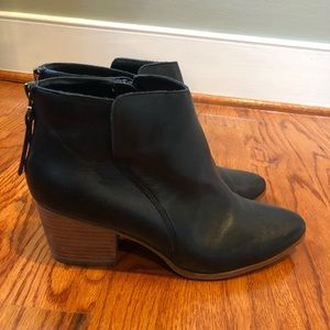 Sole Society Black Booties